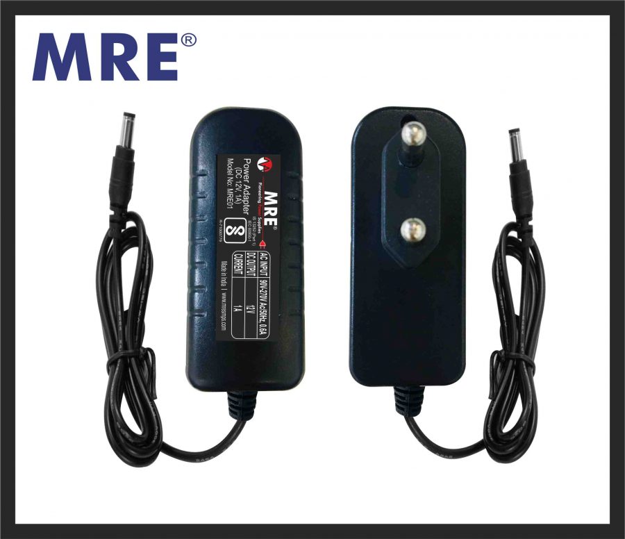 12v 1a wall mounted power adapter