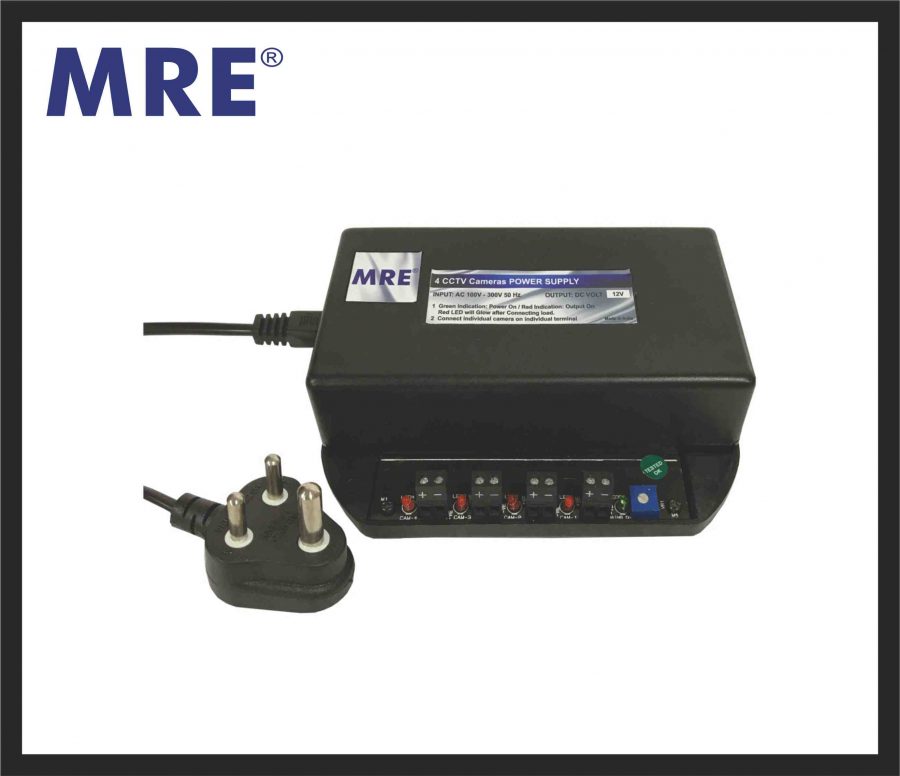 CCTV Power Supplies 4 Channel CCTV power Supply SMPS MRE