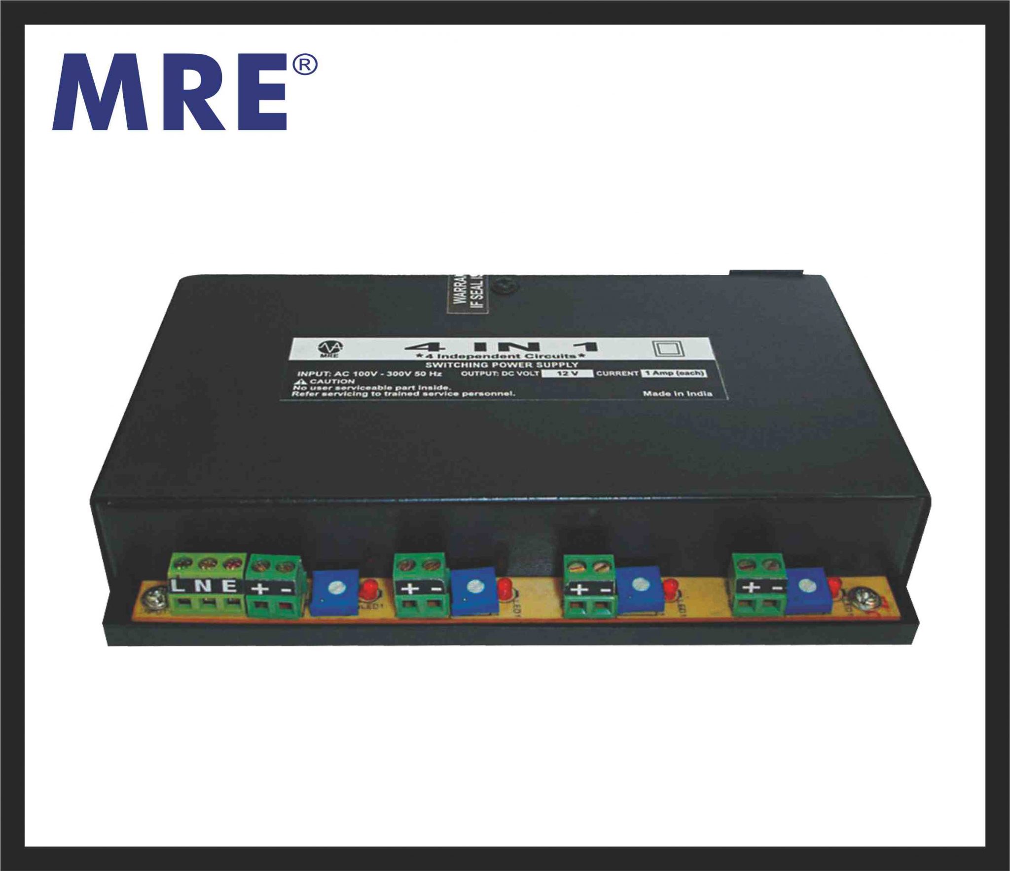 CCTV Power Supply 4 Channel Power Supply for CCTV camera MRE