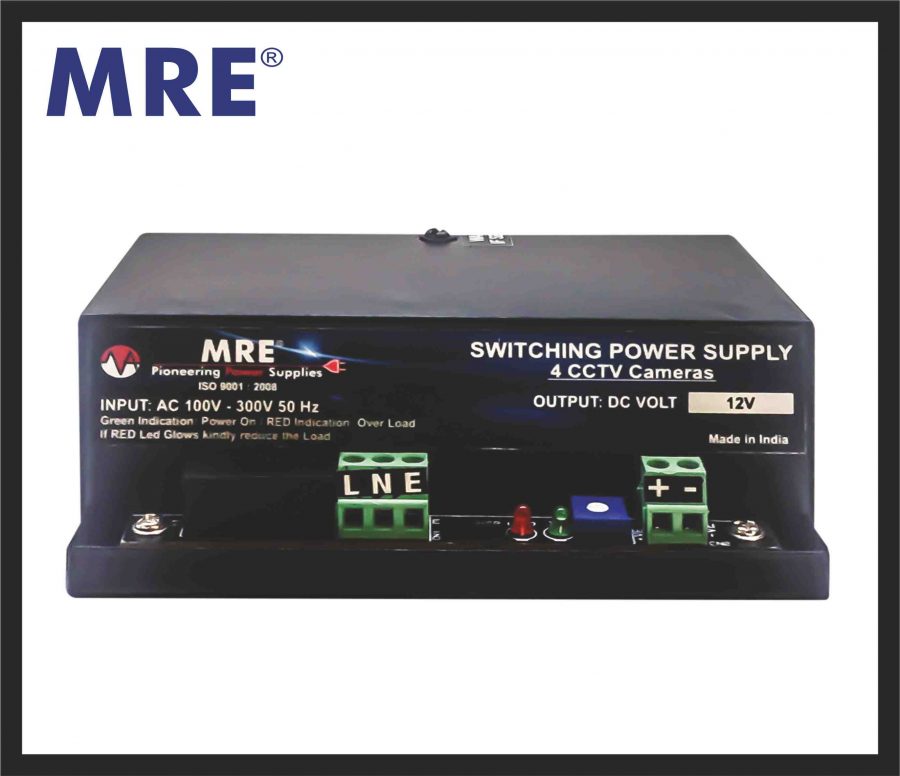 4 channel cctv power supply