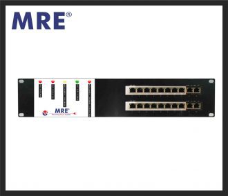 2U rack mounted battery backup for IP cameras - 16 ports