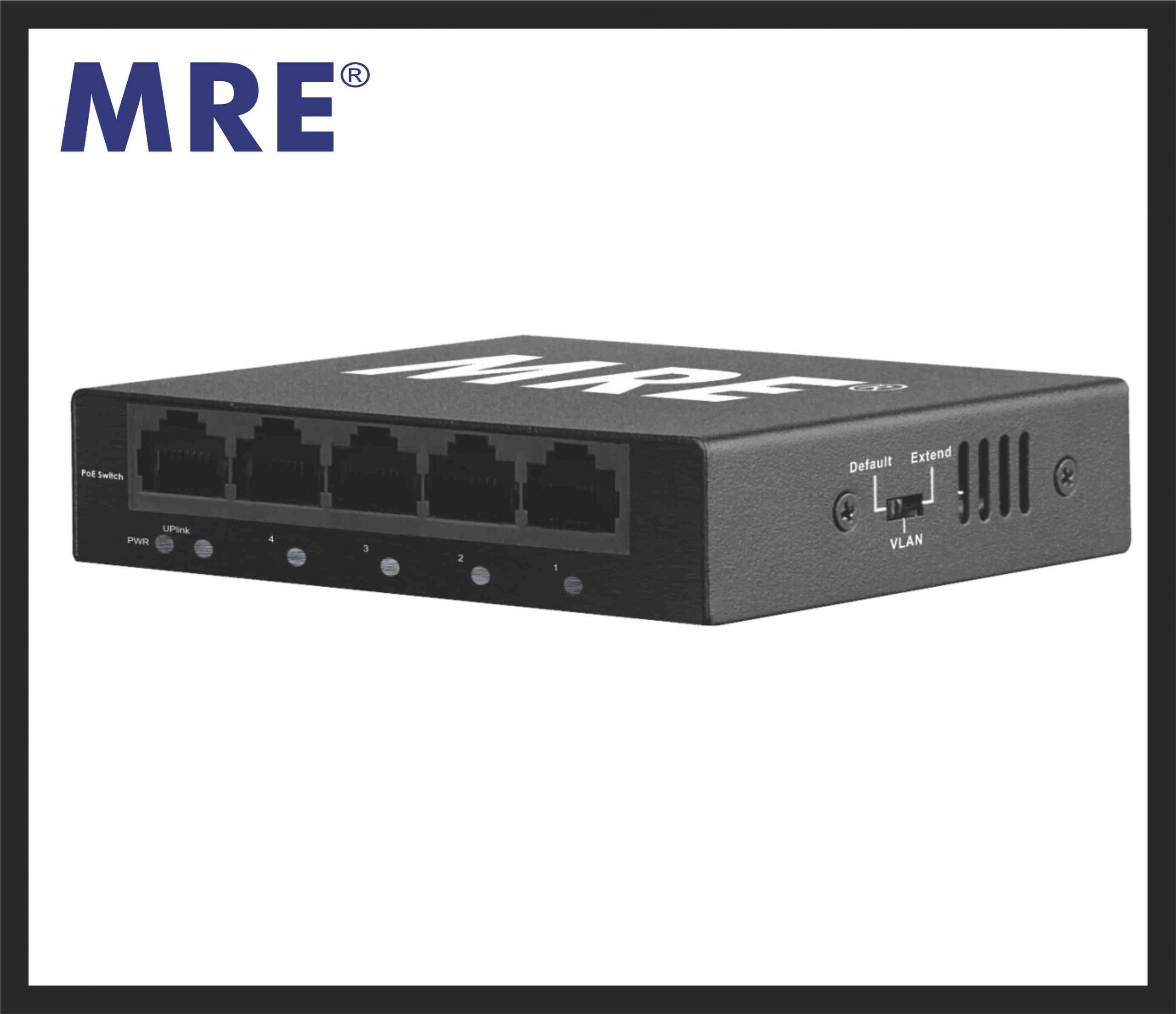 POE Switch 4 Port - Option 1 - MRE MR Powertech