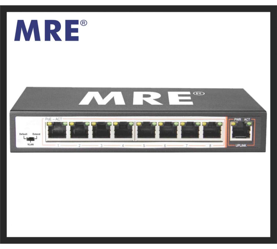 POE Switch 4 Port - Option 1 - MRE MR Powertech