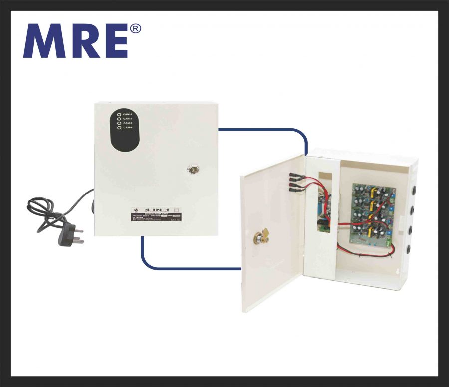 4 channel cctv power supply