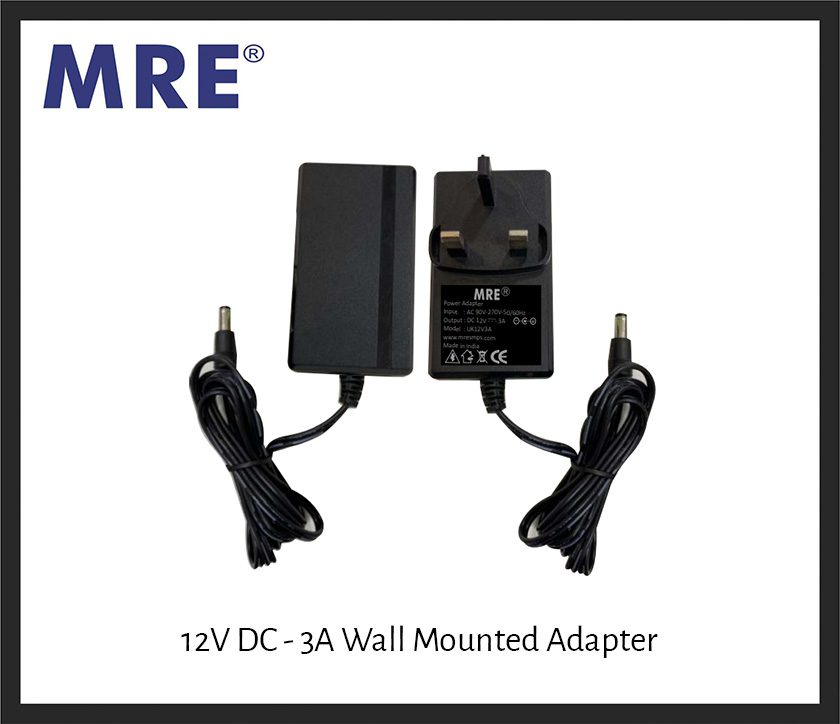 12v-DC-3A wall mounted adapter
